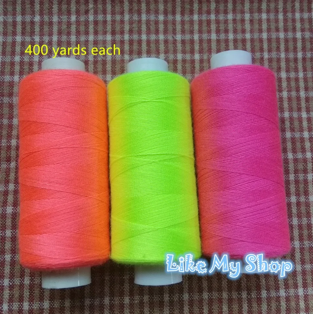 3 ярких цвета машина или нитки для ручного шитья 400 ярдов каждый | Дом и сад