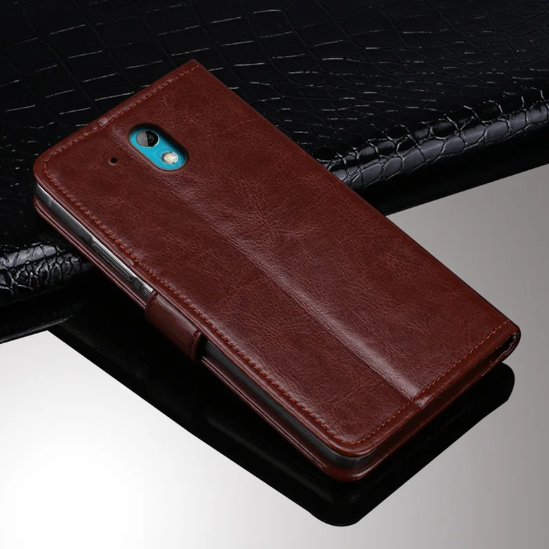 Роскошный кожаный чехол книжка для HTC Desire 526G + с двумя SIM картами 4 7 дюйма бумажник