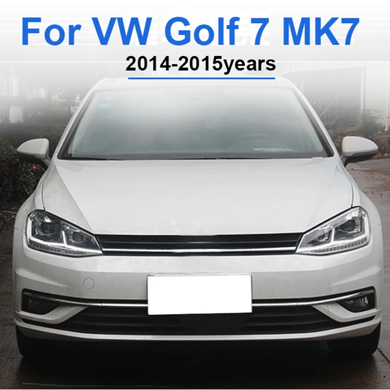 Автомобильный Стайлинг корпус передней фары для Volkswag Golf 7 MK7 2014 2015 светодиодный
