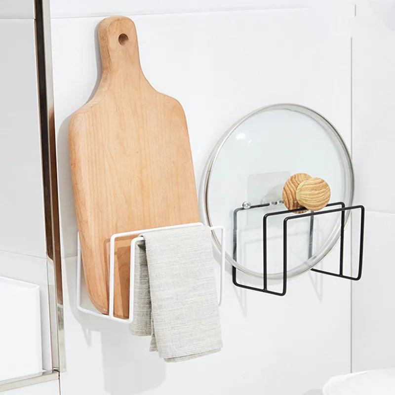 1 шт. кованого железа разделочная доска стойки Кухня хранения стеллажи Слейте