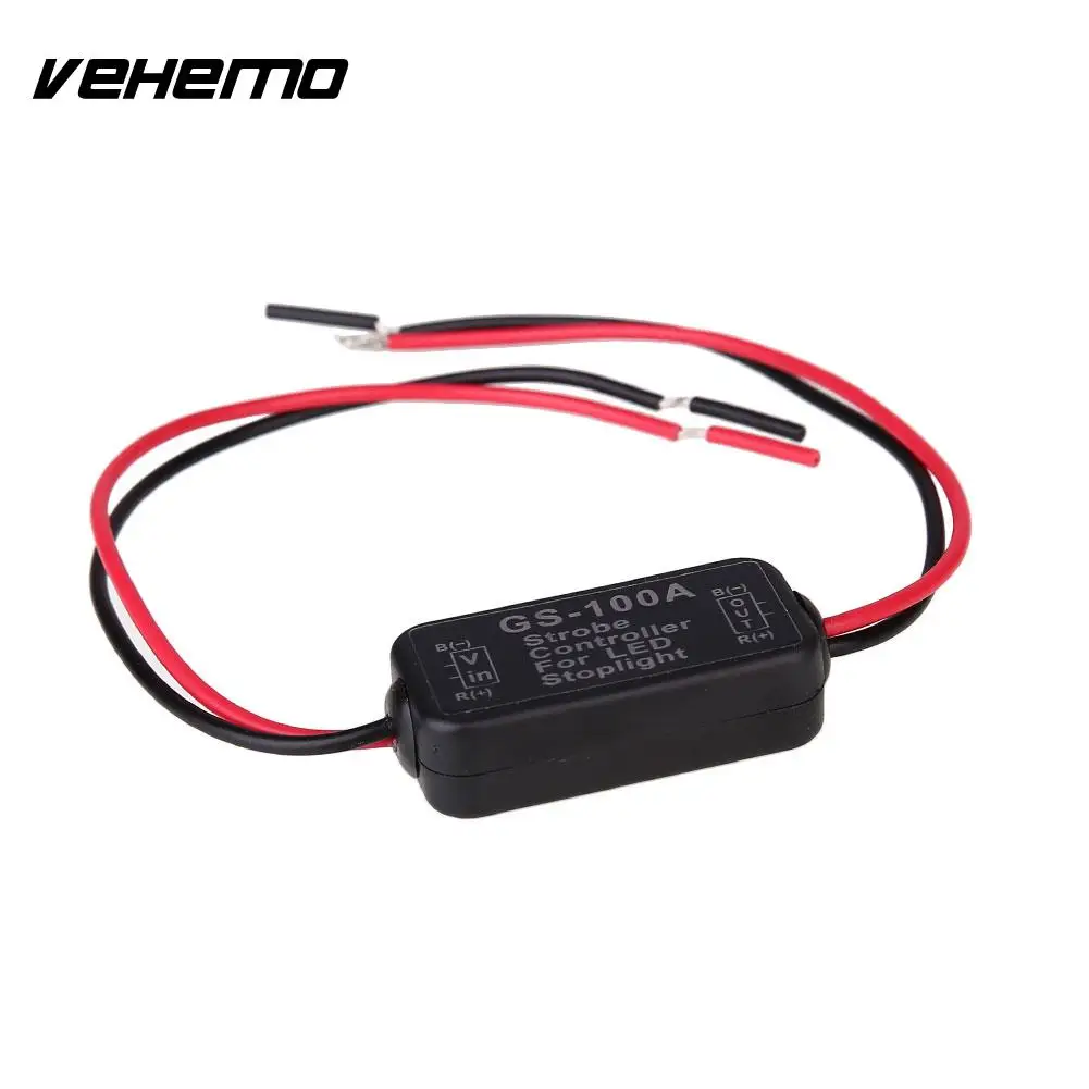 Вспышка Vehemo GS-100A 8-30 в стробоскопический контроллер Flasher Модуль для мигающих