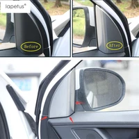 lapetus accessories fit for hyundai tucson 2016 2020 abs front inner window pillar a door triangle molding cover kit trim