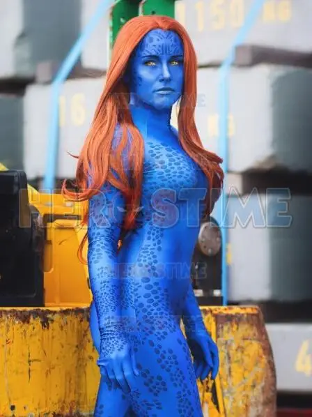 Индивидуальный костюм для костюмированной вечеринки X men Film Mystique с 3D принтом