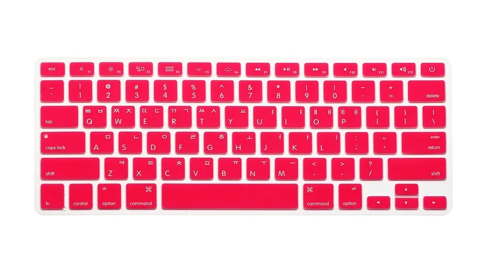 Корейская версия США силиконовый чехол для клавиатуры протектор Macbook Air Pro Retina 13 15