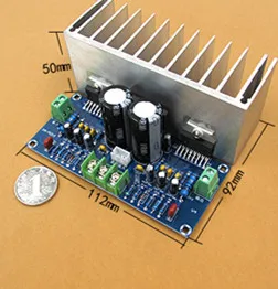 Бесплатная доставка цифровой стереоусилитель TDA7293 100 + Вт 2 канала Hi Fi с