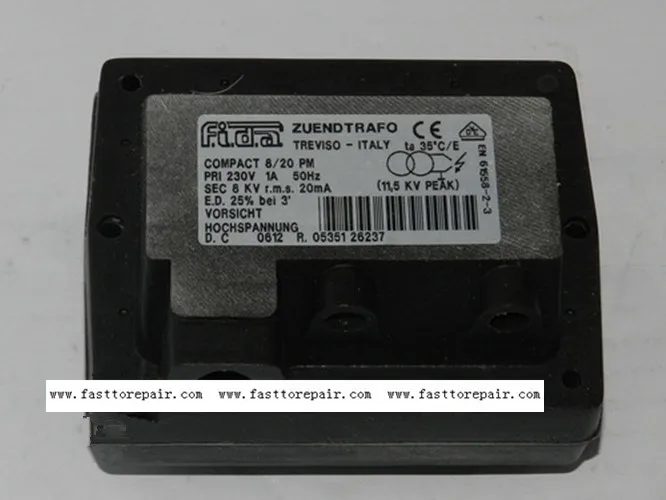 Трансформатор зажигания FIDA COMPACT 8/20 PM для горелки новый и оригинальный|ignition