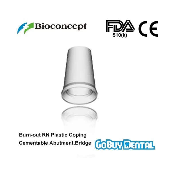 Совместимый с Straumann выжигающий RN Пластиковый корпус для смешивания мост