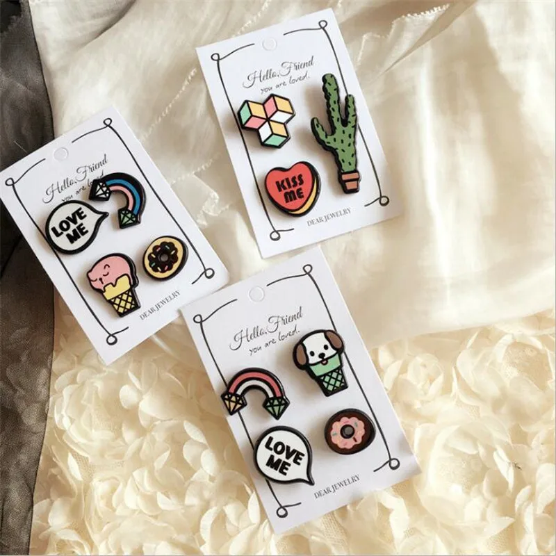 3 вида стилей 1 набор акриловых значков для одежды Декоративные Значки джинсов