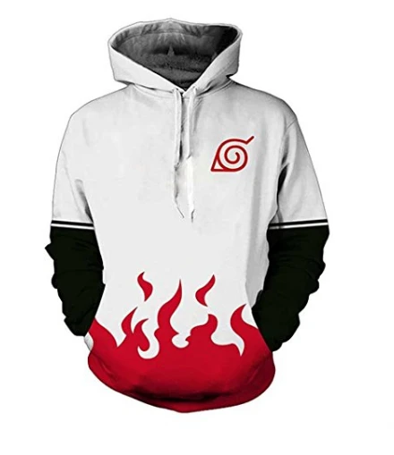 2019 Наруто Аниме sudadera Саске осень Харадзюку Какаши 3D мультфильм толстовка Свитшот