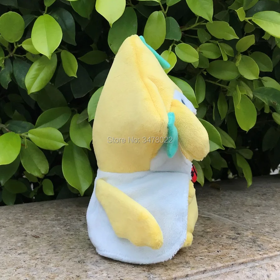 Аниме игры плюшевые игрушки мило Пикачу с Jirachi костюм " Чучело мультфильм мягкая кукла