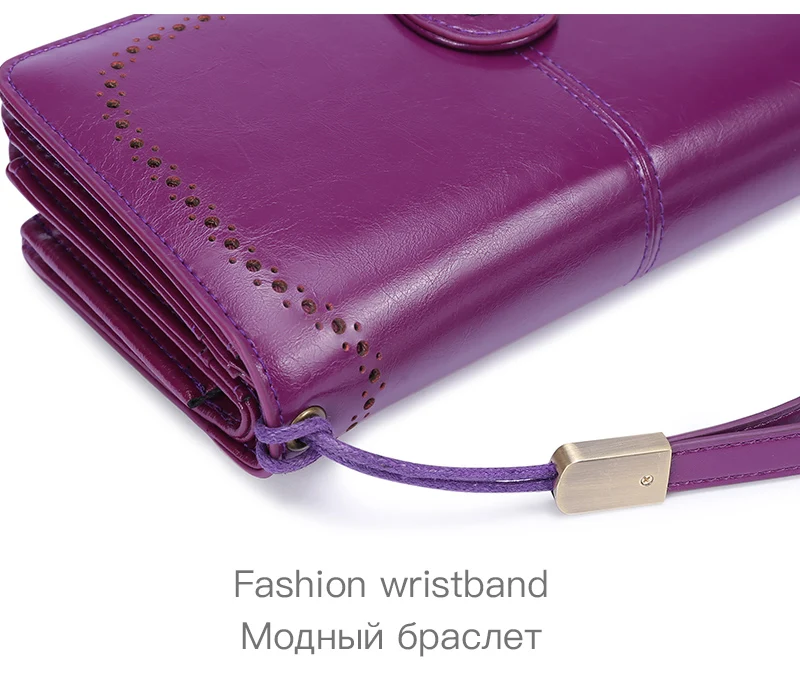 SENDEFN RFID Блокировка Горячая Женская Клатч кожаный кошелек женский длинный кошелек Дамский кошелек на молнии ремень Сумочка для денег кошелек 5162-68