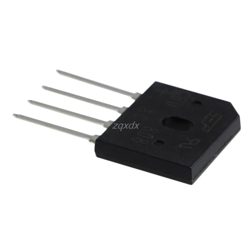 5 шт. GBU808 800 в 8A однофазный диодный мост выпрямитель IC чип Прямая