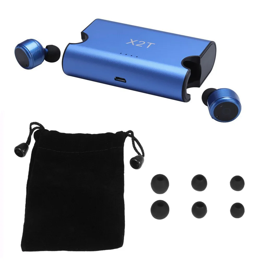 bewot In-Ear Bluetooth Earphones Wireless Headphones TWS X2T Mini Earbuds with Mic Power Bank for Smart Phone | Электроника