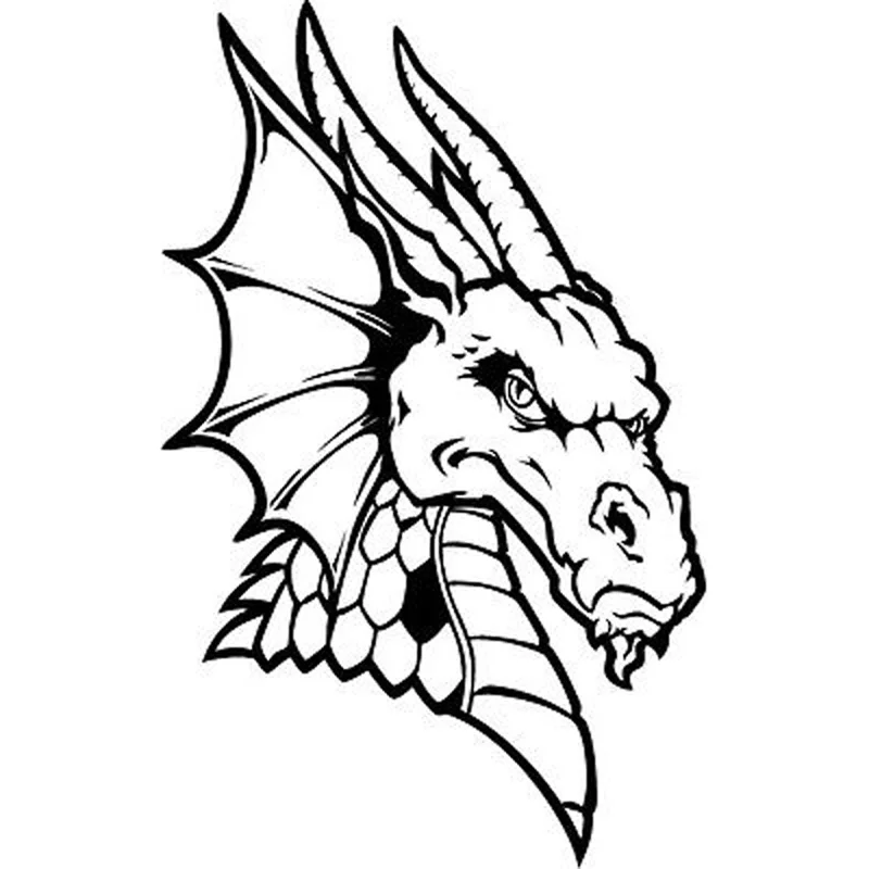 12 5 см * 20 Dragon Bardian Виниловая пленка для оклеивания автомобилей Стайлинг наклейка
