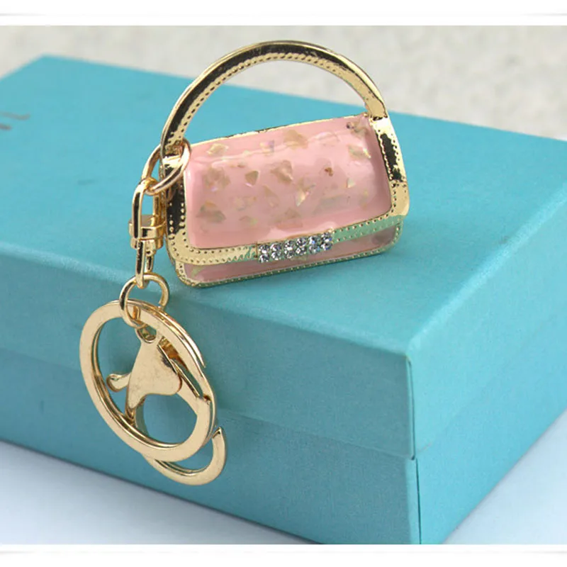Luxury Crystal BAG Key Chain Women Handbag Charms Ring Holder FOR Woman Keychain for Bag Best Friend Charms|key ring holder|bag key chainhandbag