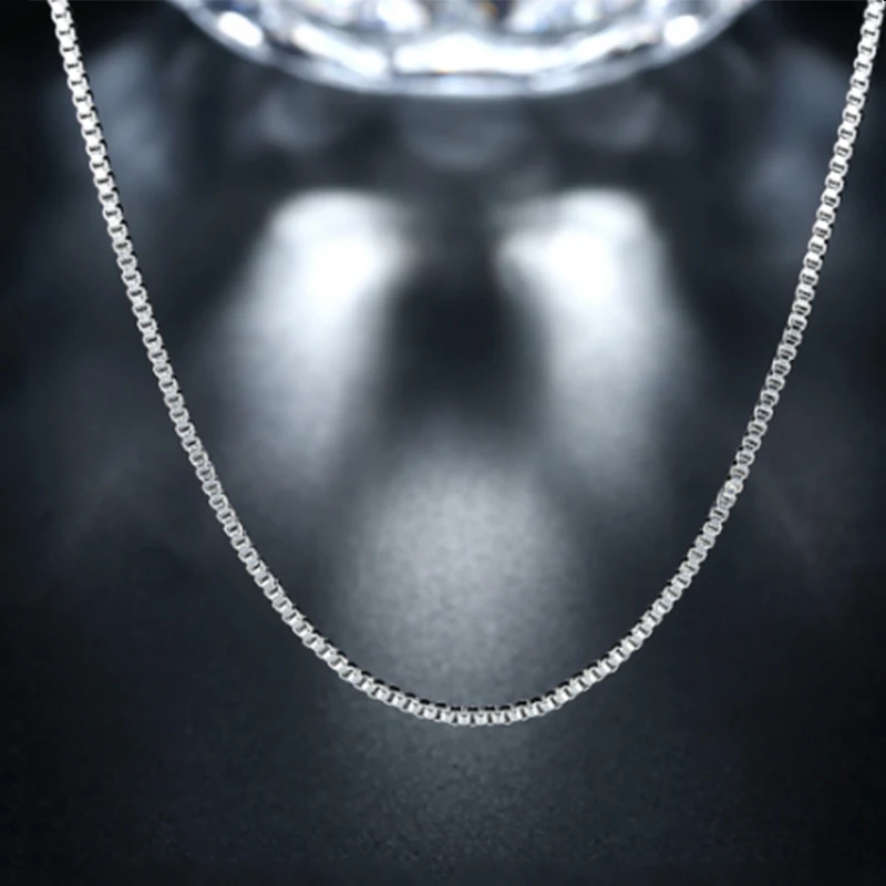 925 Серебряное ожерелье модные ювелирные изделия оптовая продажа серебряные 1 4 мм