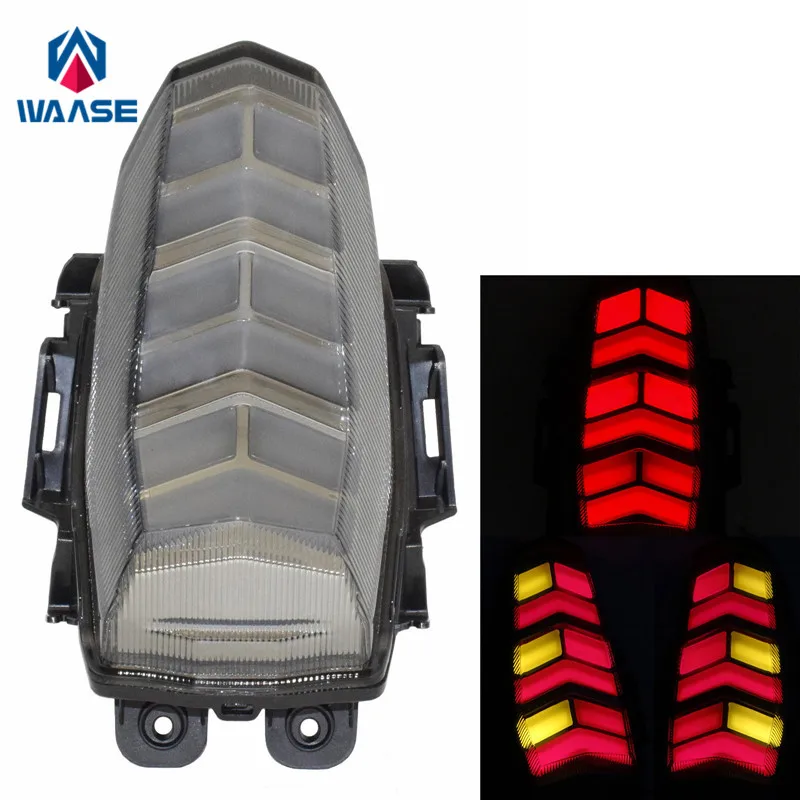 

waase Motorbike For Yamaha YZF-R15 YZF R15 V3 2017 2018 2019 2020 Rear Tail Light Brake Turn Signals Integrated LED Light