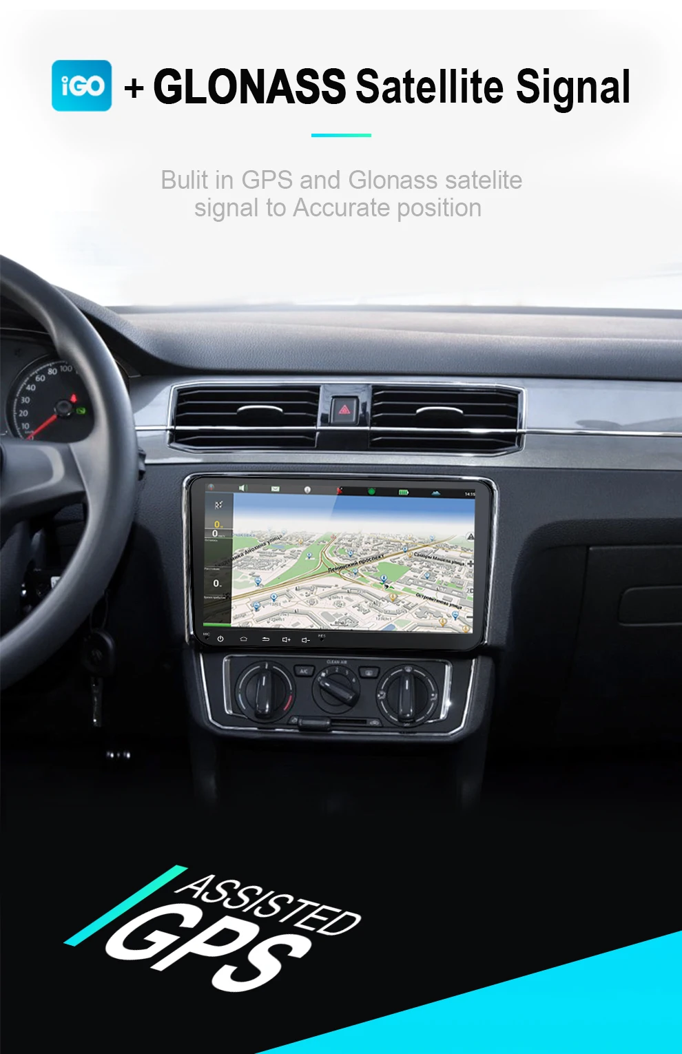 9 дюймов Android 8,1 двойной 2Din автомобильный Радио GPS авто радио 2 Din USB для Volkswagen/Passat/GOLF/Skoda/Seat Wifi bluetooth 2din