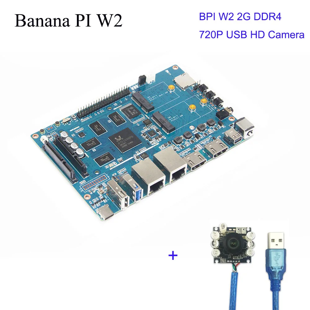 Banana pi BPI W2 умный маршрутизатор с дизайном Realtec RTD1296, подходит для домашних развлечений, домашней автоматизации, Игрового Центра - Комплект: Комплект 4