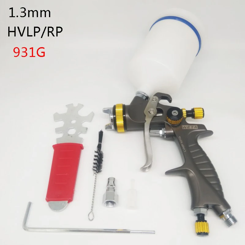 Weta HVLP Краскораспылитель 931 г + Мини 1 3/1 0 мм Аэрограф безвоздушный распылитель для