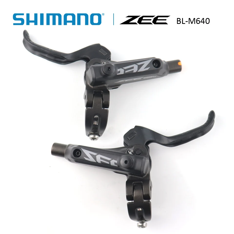 SHIMANO ZEE BR-M640 BL-M640 тормозной рычаг велосипедный Гидравлический дисковый тормоз с тормозными колодками D01S смола или H03C металл