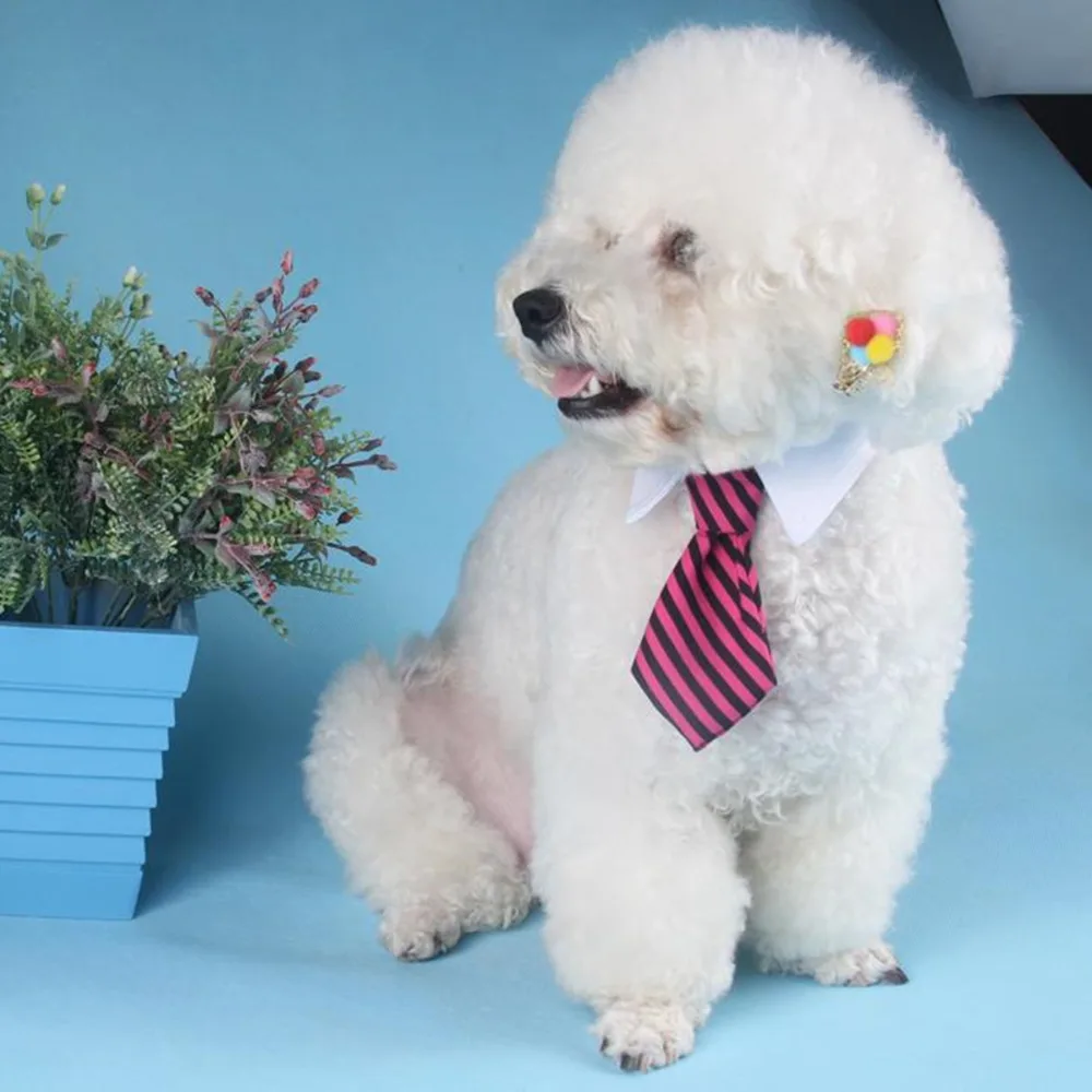 Новая ткань товары для домашних животных кошка собака галстук-бабочка щенок