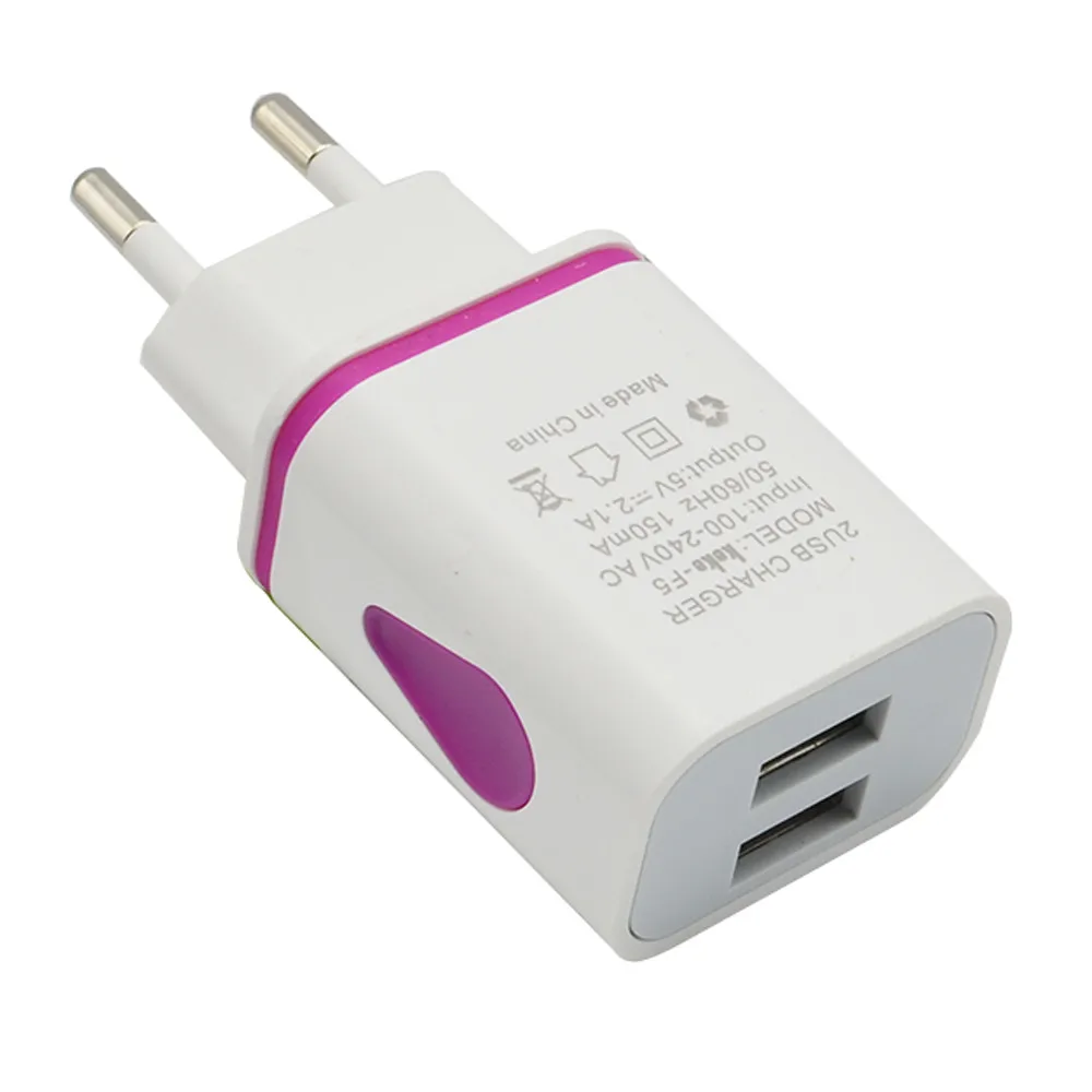 OMESHIN светодиодный USB 2 порта настенное домашнее путешествие AC зарядное устройство