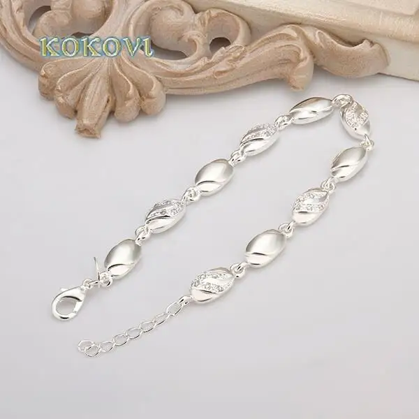 H328 new Latest Women Classy Design good silver bracelet Factory Direct Sale | Украшения и аксессуары