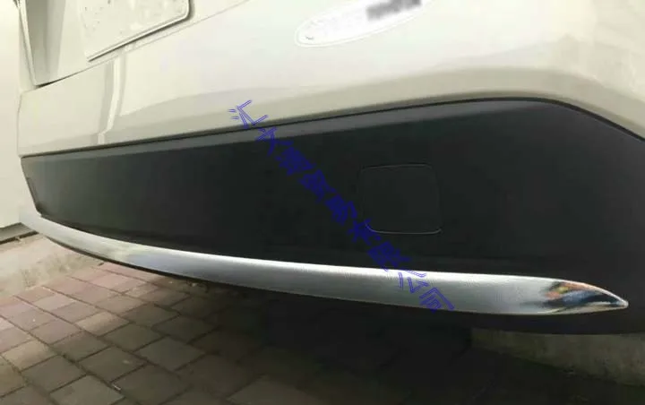 Для Toyota Prius Prime PHV ABS хромированный задний бампер Противоскользящий протектор литые накладки 1 шт. аксессуары для стайлинга автомобилей