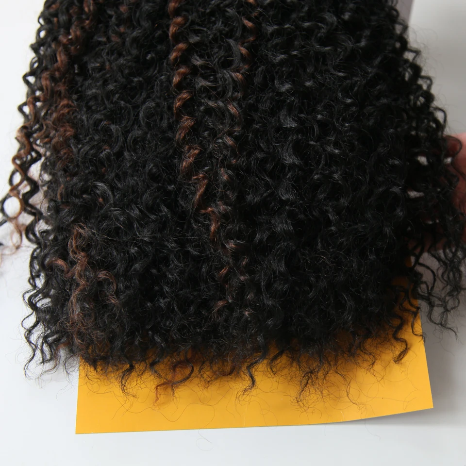 Короткие Волосы Синтетического Волокна Crohet Живота Волна Странный Вьющиеся