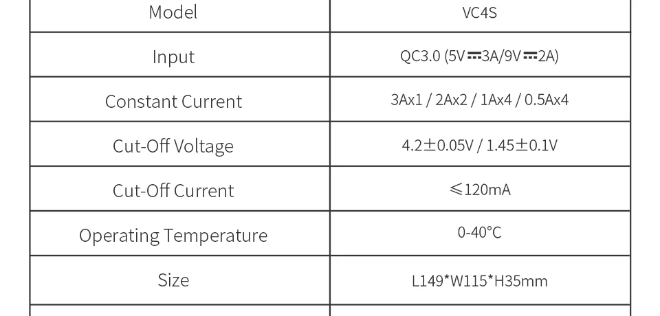 Новейшее зарядное устройство XTAR VC4S QC3.0 Быстрая зарядка 3,7 V 1,2 V AA AAA Micro USB зарядное устройство 18650 зарядное устройство VS XTAR VC4 зарядное устройство