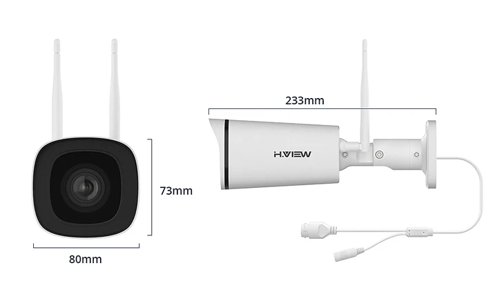 H. VIEW 5MP IP камера Wifi наружная 2,4G 5G IP камера s Wifi Onvif полноцветная камера видеонаблюдения для улицы H.265 CCTV камера s 1080P