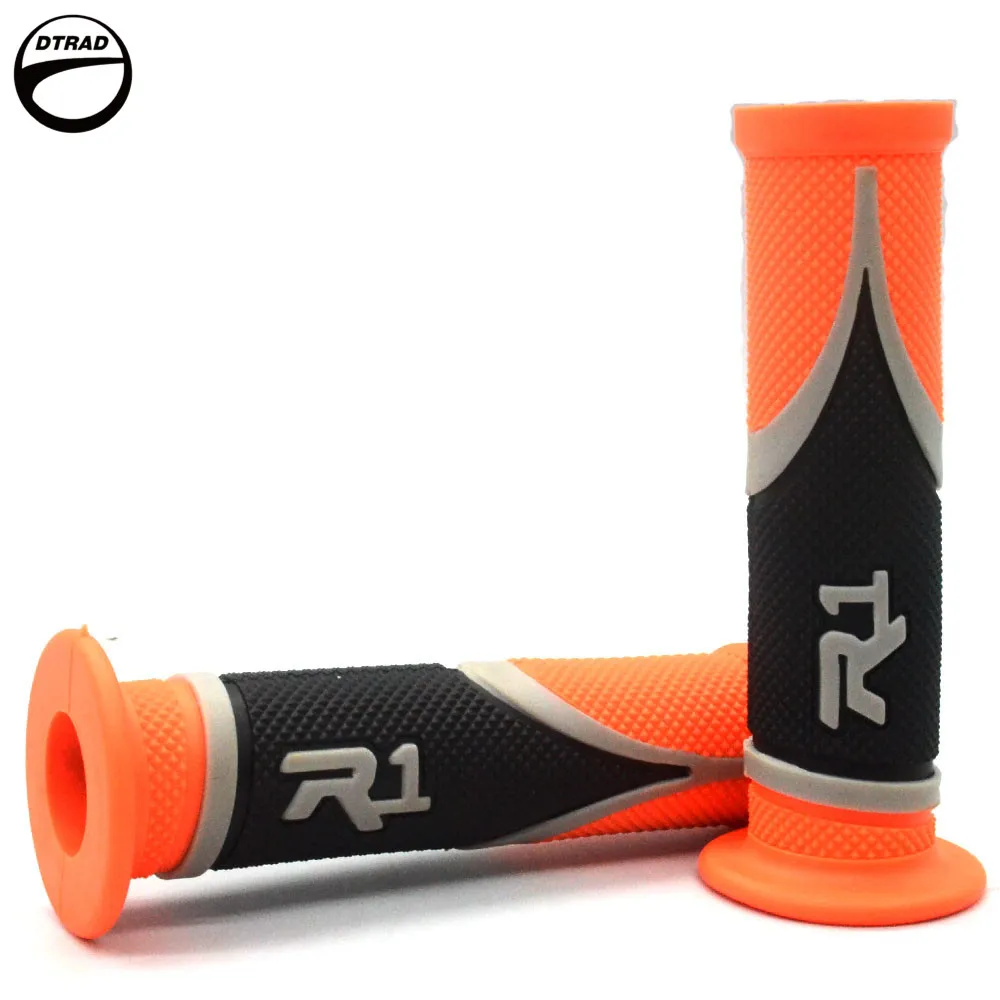 DTRAD Универсальный 22 мм ручка бар 7/8 &quotмотоциклетные ручки резиновые для Yamaha YZF R1