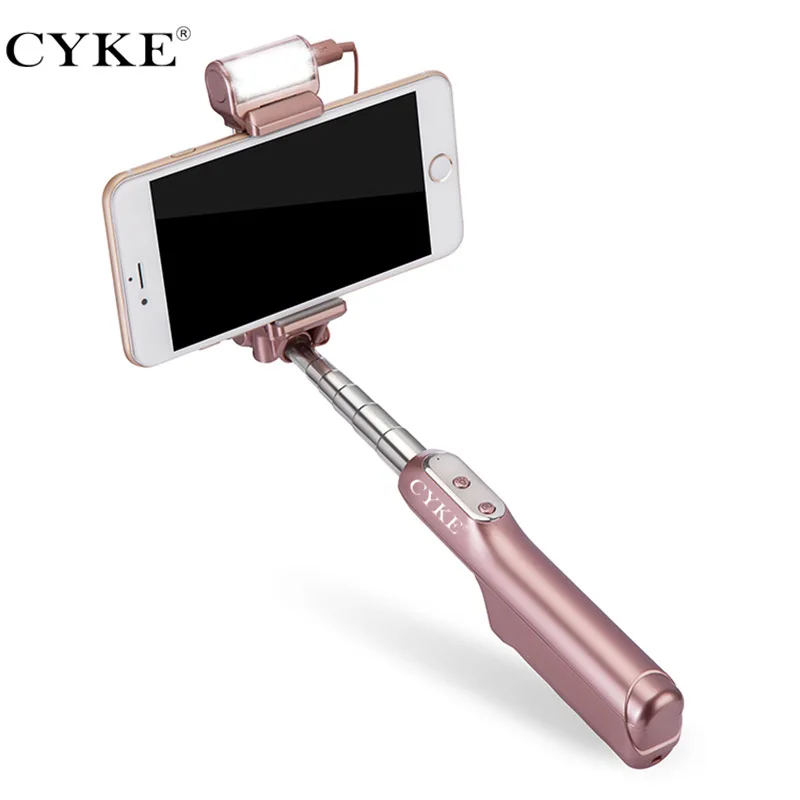 CYKE Bluetooth LED 360 Вращающийся Свет заполняющая вспышка свет селфи палка с задним