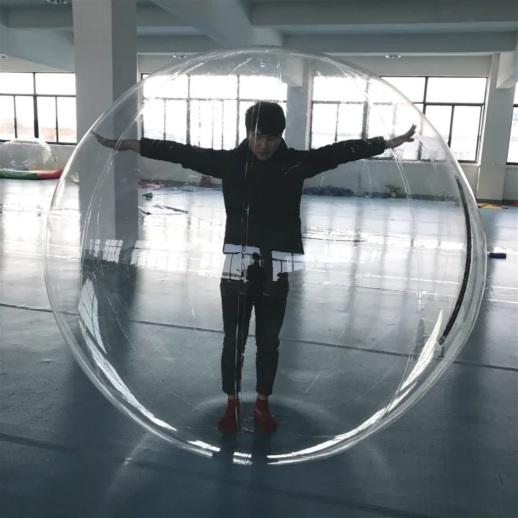 Черный водяной шар надувной бассейн и водный балетный танцевальный мяч 2 м для