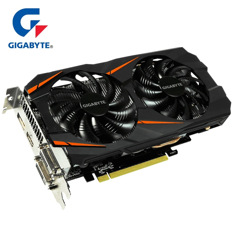 

Gigabyte Graphics Card GTX 1060 WINDFORCE OC 3G NVIDIA GeForce Integrated with 3GB GDDR5 192bit memory for PC Graphics Cards