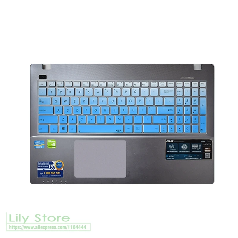Для Asus R500V R500X R505 R510VC R510JK R510CC R510LD R556LD R557LP R513LD 15 6 дюйма силиконовая защитная