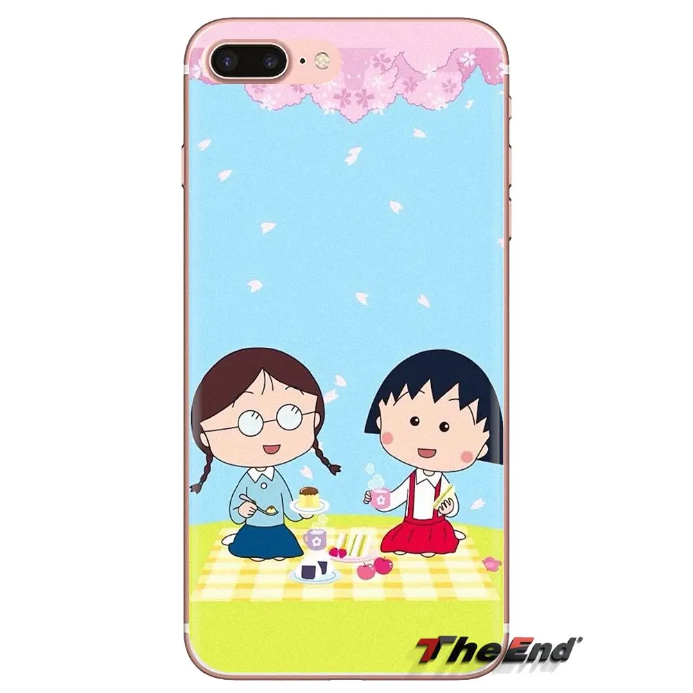 Мягкие прозрачные чехлы для Samsung Galaxy A3 A5 A7 A9 A8 Star A6 Plus 2018 2015 2016 2017 Chibi Maruko Chan Japan |