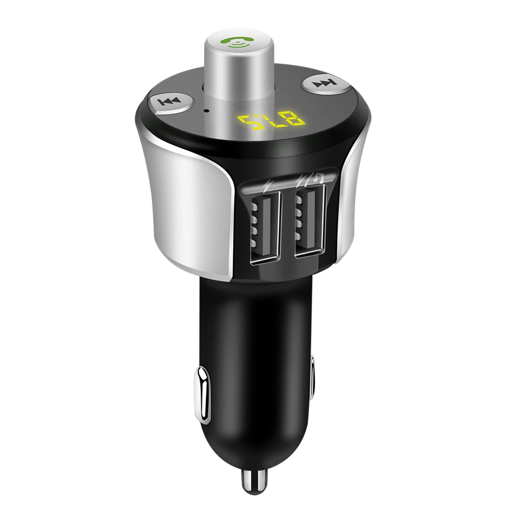 ONEVER беспроводной Bluetooth автомобильный Fm преобразователь Fm модулятор Mp3 полный комплект плеера Поддержка TF карта u-диск макс 32 Гб Play DC12-24V