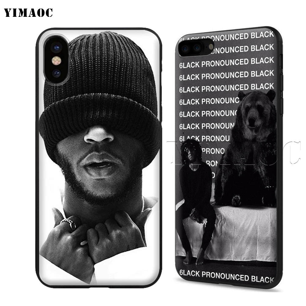 YIMAOC 6lack мягкий чехол для Apple iPhone SE 2020 5 5s 6 6s 7 8 Plus XR X Xs 11 12 Pro Max mini|Бамперы| |