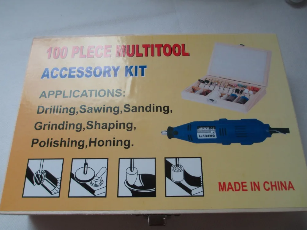 Электрические инструменты 100 шт./компл. набор аксессуаров для деревянных коробок