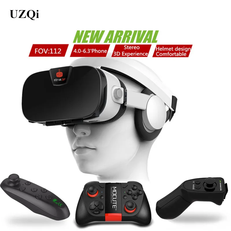 UZQi универсальные 3D очки виртуальной реальности гарнитура для смартфона Googles 3 d
