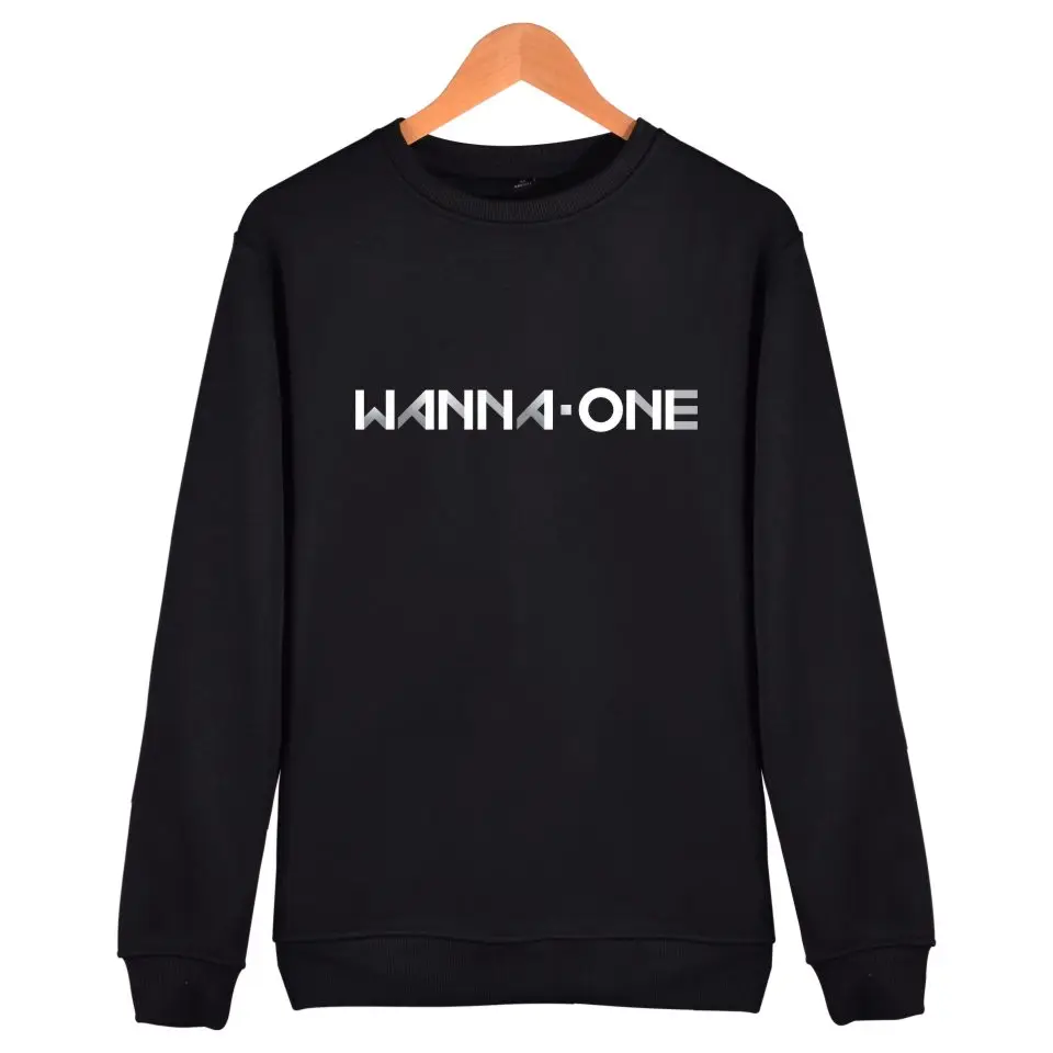 Новые корейские толстовки с капюшоном Kpop для мальчиков группы want ONE модная одежда
