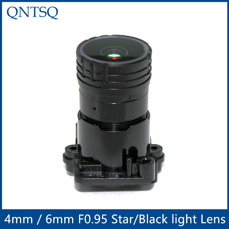 Объектив камеры видеонаблюдения 2 Мп 1/1/2 дюйма апертура F0 95 4 мм или 6