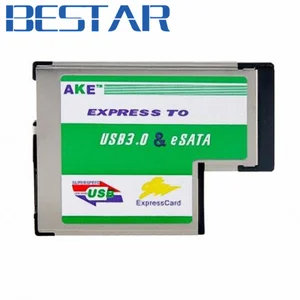 Экспресс-карта, ExpressCard 54 34 34 мм54 мм к USB 3,0 USB3.0 супер скорость 5 Гбитс и eSata жесткий диск адаптер