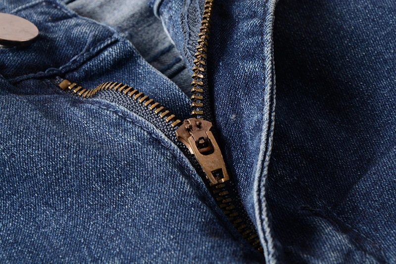 Модные джинсы длинные брюки узкие Мужская личная одежда обтягивающее уличное