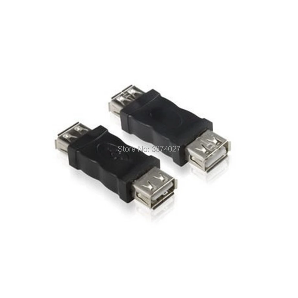 Новый Переходник USB 2 0 типа A мама F/F конвертер шт./лот|Кабели USB| |