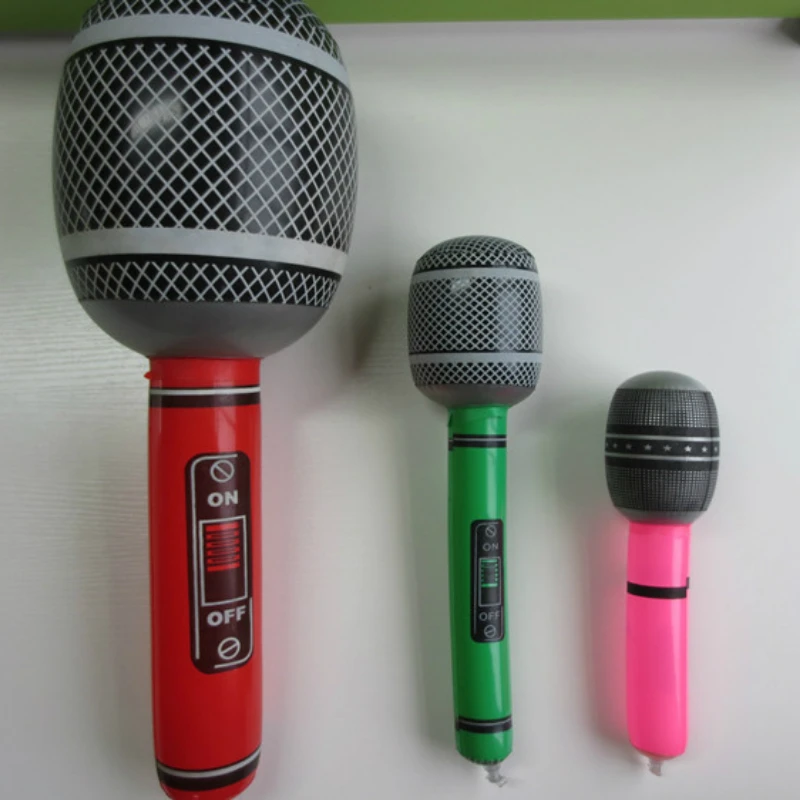 6 шт. ПВХ надувные игрушки микрофоны детские этап Моделирование реквизит событие