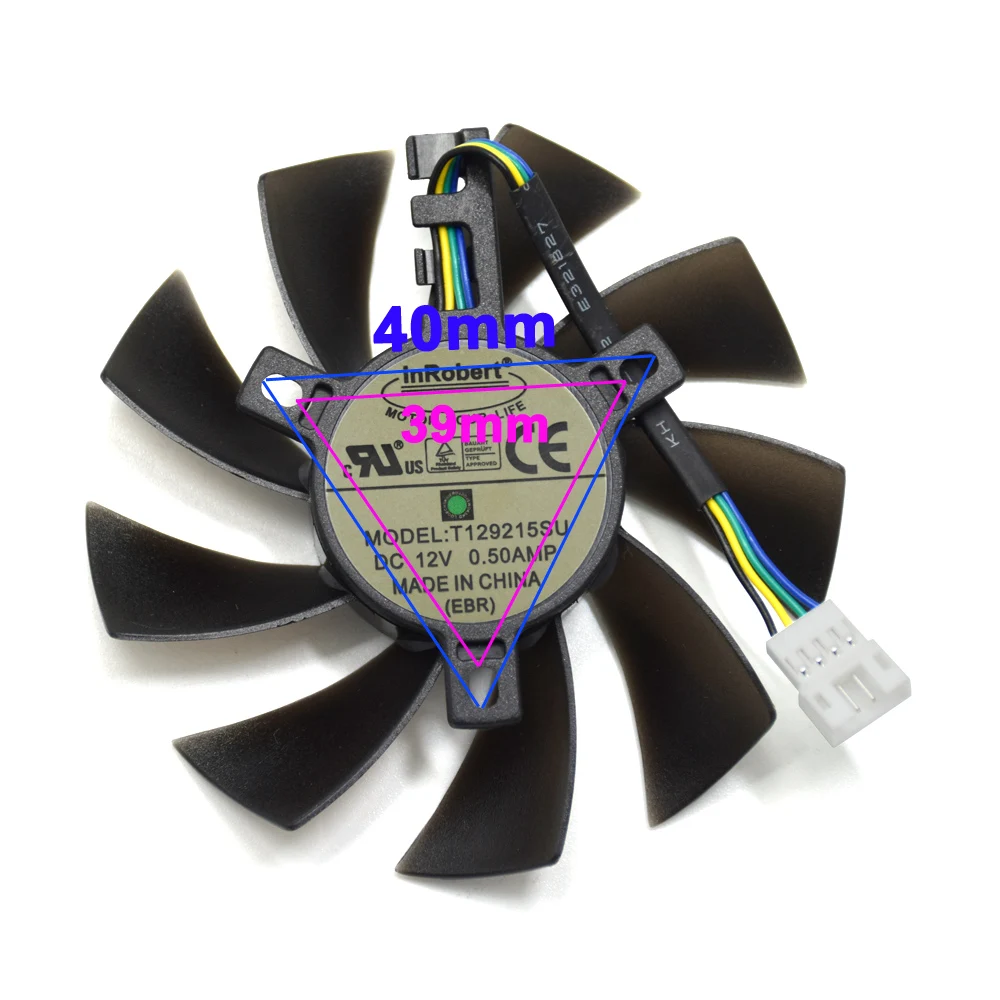 10 шт./лот 85 мм T129215SU кулер вентилятор Замена для Gigabyte GTX 1060 G1 Gaming GTX 1070 Radeon RX 470 480 G1 RX 570 580 Gaming