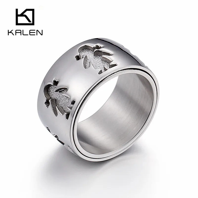 Silver Girl Kalen новые золотые кольца из нержавеющей стали для маленьких девочек и мальчиков 12 мм Ширина кольца для женщин хорошее качество обручальные кольца для семьи любовь - Цвет основного камня: Silver Girl